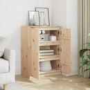 vidaXL tömör fenyőfa tálalószekrény 60 x 36 x 84 cm