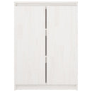 vidaXL fehér tömör fenyőfa tálalószekrény 60 x 36 x 84 cm