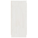 vidaXL fehér tömör fenyőfa tálalószekrény 60 x 36 x 84 cm