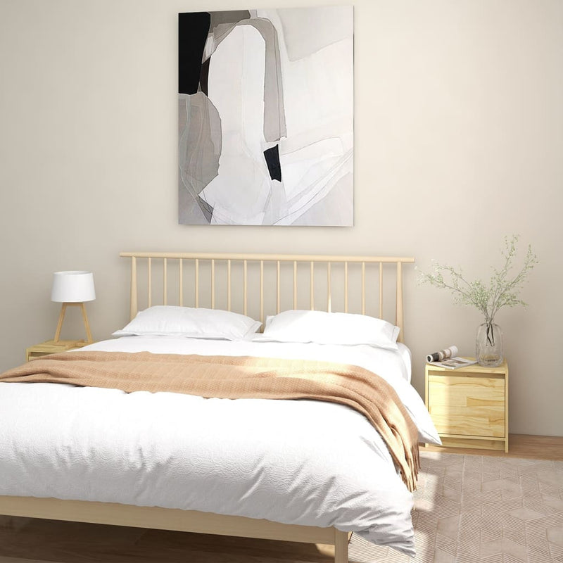 vidaXL 2 darab tömör fenyőfa éjjeliszekrény 40 x 30,5 x 40 cm