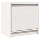 vidaXL fehér tömör fenyőfa éjjeliszekrény 40 x 30,5 x 40 cm