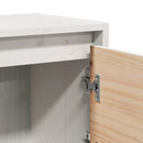 vidaXL fehér tömör fenyőfa éjjeliszekrény 40 x 30,5 x 40 cm