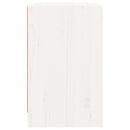 vidaXL fehér tömör fenyőfa éjjeliszekrény 40 x 31 x 50 cm