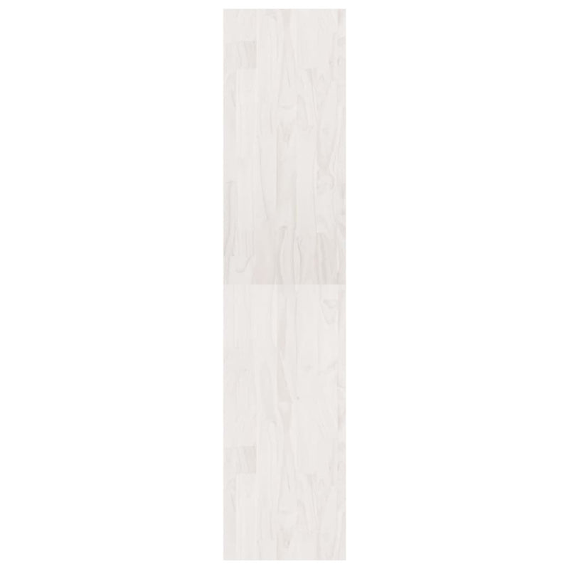 vidaXL fehér fenyőfa könyvszekrény térelválasztó 40 x 30 x 135,5 cm