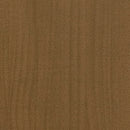 vidaXL mézbarna tömör fenyőfa könyvszekrény/térelválasztó 40x30x167,5cm