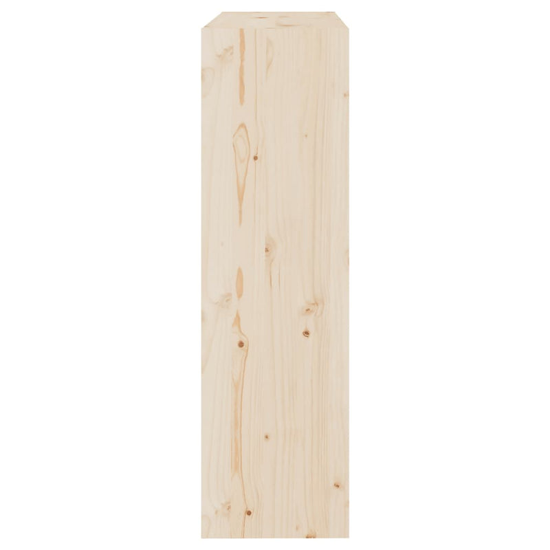 vidaXL tömör fenyőfa könyvszekrény/térelválasztó 80 x 30 x 103,5 cm