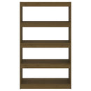 vidaXL mézbarna fenyőfa könyvszekrény/térelválasztó 80 x 30 x 135,5 cm