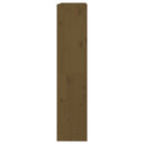 vidaXL mézbarna fenyőfa könyvszekrény/térelválasztó 80 x 30 x 135,5 cm