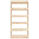 vidaXL tömör fenyőfa könyvszekrény/térelválasztó 80 x 30 x 167,4 cm