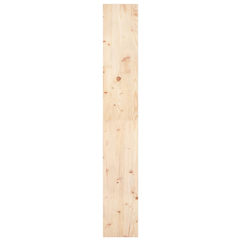 vidaXL tömör fenyőfa könyvszekrény/térelválasztó 80 x 30 x 199,5 cm