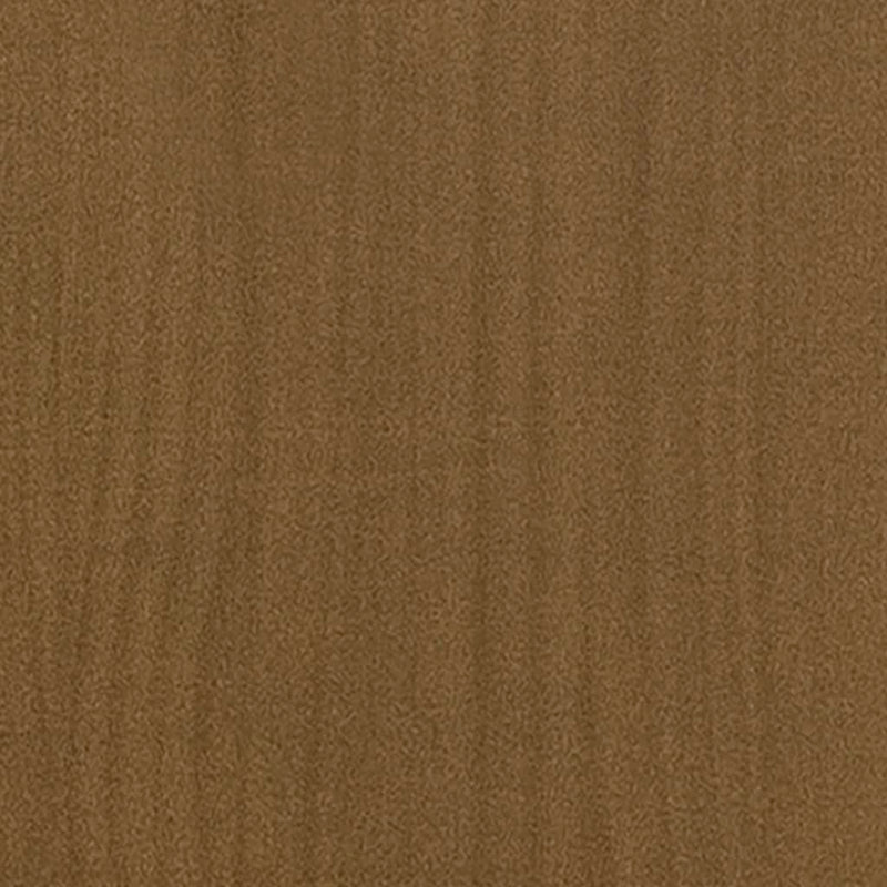 vidaXL mézbarna tömör fenyőfa könyvszekrény/térelválasztó 100 x 30 x 135,5 cm