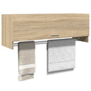 vidaXL sonoma tölgy színű szerelt fa ruhásszekrény 100 x 32,5 x 35 cm
