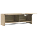 vidaXL sonoma tölgy színű szerelt fa ruhásszekrény 100 x 32,5 x 35 cm