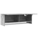 vidaXL betonszürke szerelt fa ruhásszekrény 100 x 32,5 x 35 cm