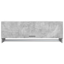 vidaXL betonszürke szerelt fa ruhásszekrény 100 x 32,5 x 35 cm