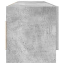 vidaXL betonszürke szerelt fa ruhásszekrény 100 x 32,5 x 35 cm