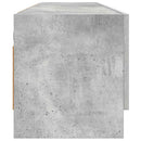 vidaXL betonszürke szerelt fa ruhásszekrény 70 x 32,5 x 35 cm