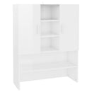vidaXL magasfényű fehér mosógépszekrény 70,5 x 25,5 x 90 cm