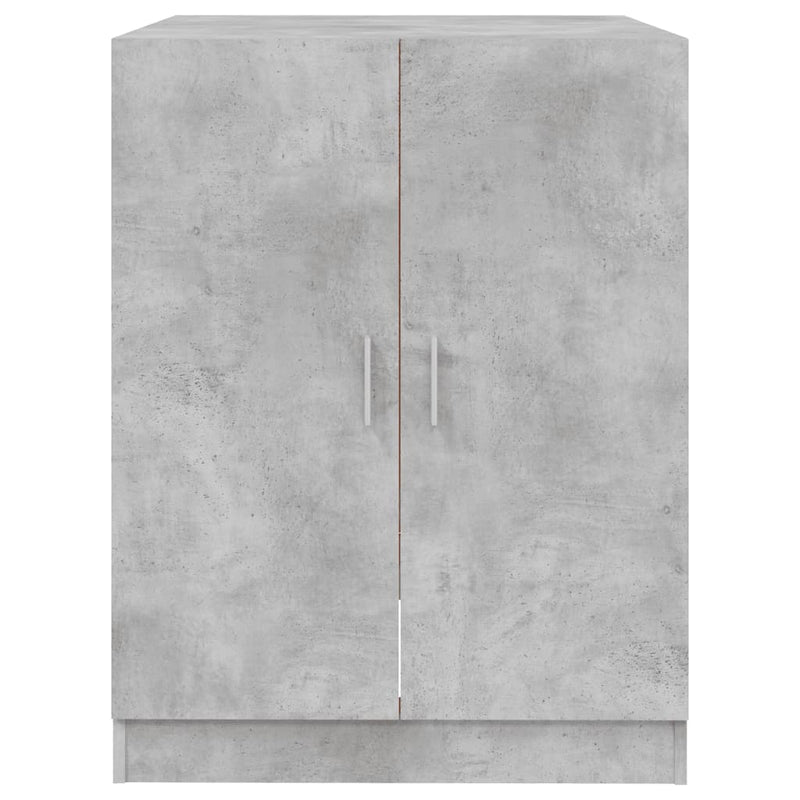 vidaXL betonszürke mosógépszekrény 71 x 71,5 x 91,5 cm