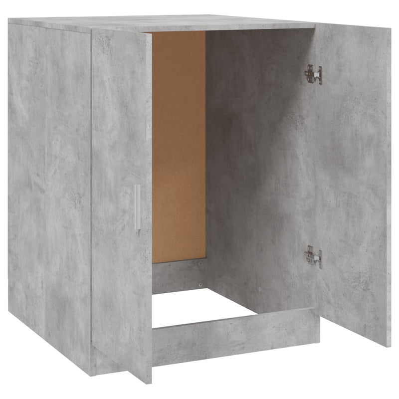 vidaXL betonszürke mosógépszekrény 71 x 71,5 x 91,5 cm