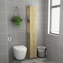 vidaXL sonoma tölgy színű szerelt fa fürdőszobaszekrény 25x26,5x170 cm