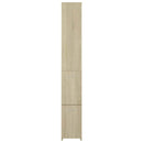 vidaXL sonoma tölgy színű szerelt fa fürdőszobaszekrény 25x26,5x170 cm