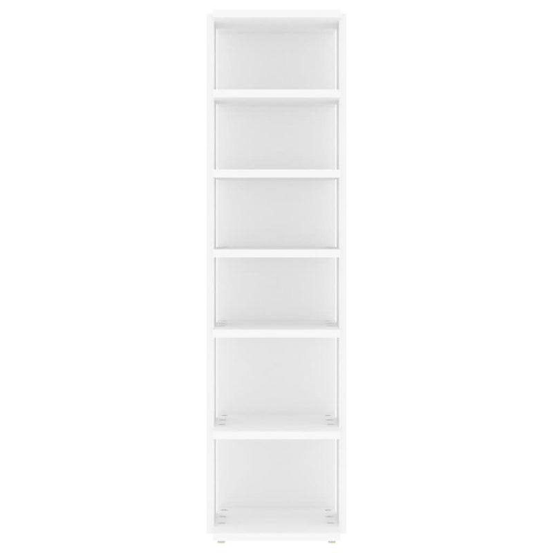 vidaXL 2 db fehér szerelt cipősszekrény 27,5x27x102 cm