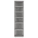 vidaXL 2 db betonszürke cipősszekrény 27,5 x 27 x 102 cm