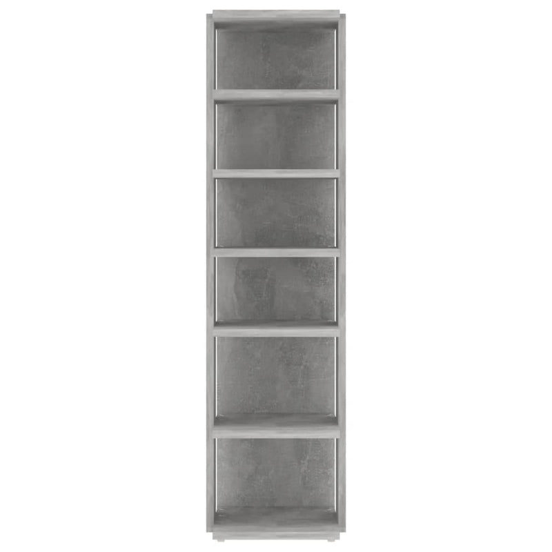 vidaXL 2 db betonszürke cipősszekrény 27,5 x 27 x 102 cm