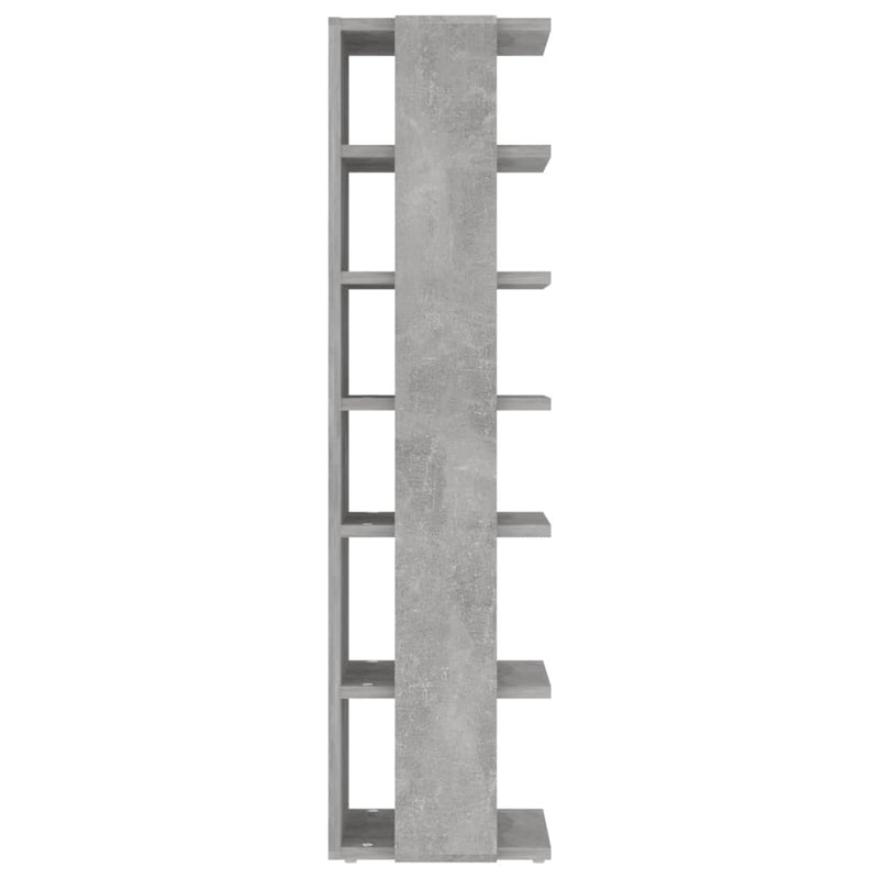 vidaXL 2 db betonszürke cipősszekrény 27,5 x 27 x 102 cm