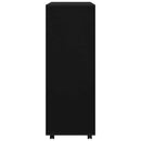 vidaXL fekete szerelt fa ruhásszekrény 80 x 40 x 110 cm