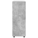 vidaXL betonszürke szerelt fa ruhásszekrény 80 x 40 x 110 cm
