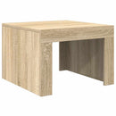 vidaXL sonoma tölgy színű szerelt fa dohányzóasztal 50 x 50 x 35 cm