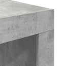 vidaXL betonszürke szerelt fa dohányzóasztal 50 x 50 x 35 cm