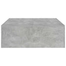 vidaXL betonszürke szerelt fa dohányzóasztal 100 x 100 x 35 cm