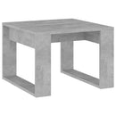 vidaXL betonszürke szerelt fa kisasztal 50 x 50 x 35 cm