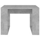 vidaXL betonszürke szerelt fa kisasztal 50 x 50 x 35 cm
