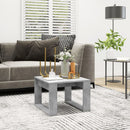 vidaXL betonszürke szerelt fa kisasztal 50 x 50 x 35 cm