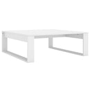 vidaXL fehér szerelt fa dohányzóasztal 100 x 100 x 35 cm