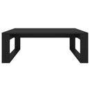 vidaXL fekete szerelt fa dohányzóasztal 100 x 100 x 35 cm