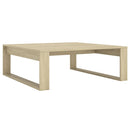vidaXL sonoma tölgy színű szerelt fa dohányzóasztal 100 x 100 x 35 cm