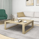 vidaXL sonoma tölgy színű szerelt fa dohányzóasztal 100 x 100 x 35 cm