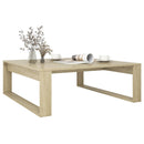 vidaXL sonoma tölgy színű szerelt fa dohányzóasztal 100 x 100 x 35 cm