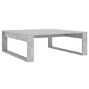 vidaXL betonszürke szerelt fa dohányzóasztal 100 x 100 x 35 cm