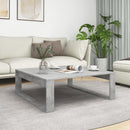 vidaXL betonszürke szerelt fa dohányzóasztal 100 x 100 x 35 cm