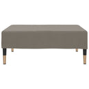 vidaXL világosszürke bársony lábzsámoly 78 x 56 x 32 cm