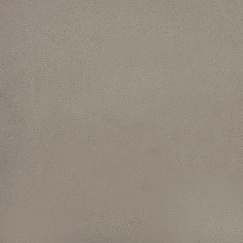 vidaXL világosszürke bársony lábzsámoly 78 x 56 x 32 cm
