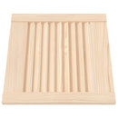 vidaXL 2 db tömör fenyőfa lamellás szekrényajtó 39,5 x 39,4 cm