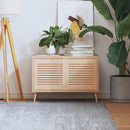 vidaXL 2 db tömör fenyőfa lamellás szekrényajtó 39,5 x 39,4 cm