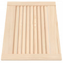 vidaXL 4 db tömör fenyőfa lamellás szekrényajtó 39,5 x 49,4 cm